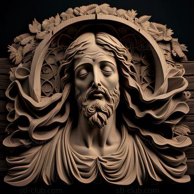 3D model st jesus (STL)